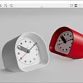Modern alarm clock alarm clock ornaments 3d model