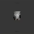 Rolled Cylindrical Object With Text Patterns Colorful Surface And Reflective Effect On Black Background