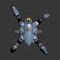 Modern Robot Warrior Robocop 3d model