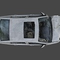 Destroyed car 3d model