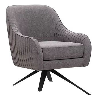 Vintage Casual Chair Sharp Danton Home Danton Morrison 3d model