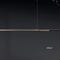 Modern Linear Pendant Light With Sleek Design For Contemporary Interior Spaces 3d model