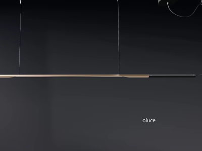Modern Linear Pendant Light With Sleek Design For Contemporary Interior Spaces 3d model