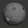 White Woven Texture Modern Design Soccer Ball For Sports Training And Games