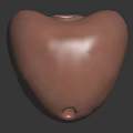 Blush Pink Apple Shaped Ceramic Vase With Textured Surface For Home Decor