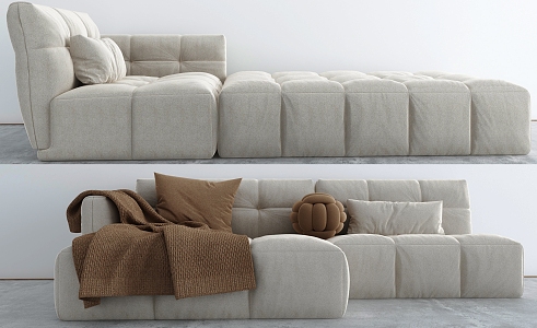 Modern Multiplayer Sofa 3d model