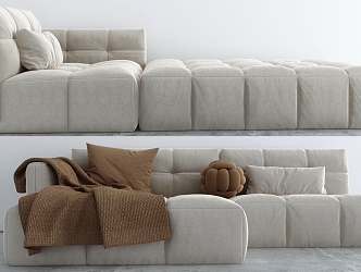 Modern Multiplayer Sofa 3d model