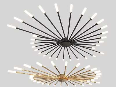 Decorative Lamp Spiral Chandelier Light Luxury Ceiling Lamp Simple Ceiling Lamp Light Luxury Ceiling Lamp Metal Creative Chandelier 3d model