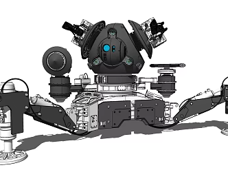 Modern Robot Technology Robot 3d model