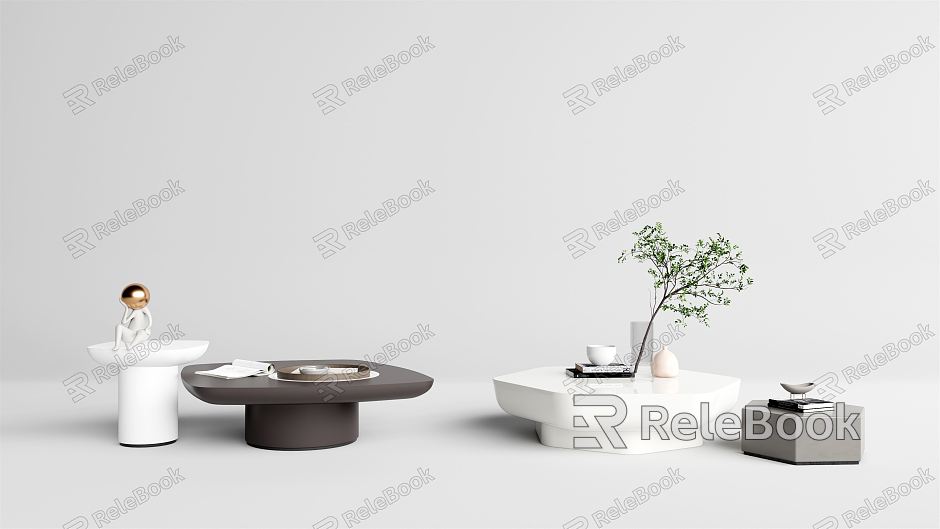 Modern coffee table simple coffee table combination model