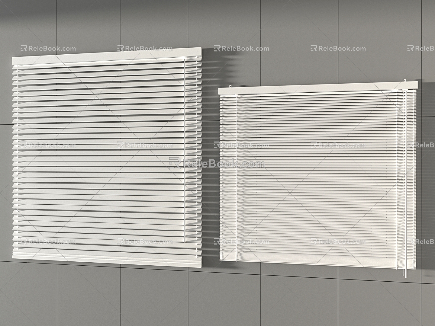 venetian blinds roller blinds pull blinds 3d model