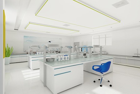 Medical Laboratory Modern Laboratory 3d model