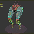 Modern Robot Assistant Small Robot Butler 3d model