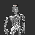 Organizational System For Robotic Mechanical Structure With Spring Chain And Components