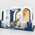 W&Gonhi Wine and Liquor Store Booth With Arched Doorway Windows And Flower Decorations