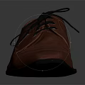 Fashionable Red Leather Shoes For Men Featuring Classic Laces And Sleek Design