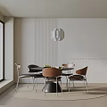 Modern table combination 3d model