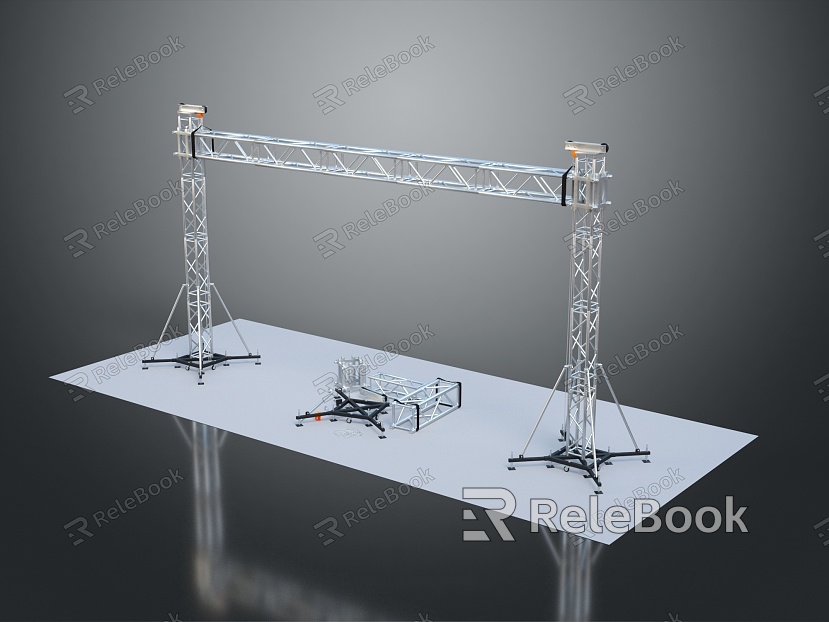 Iron Frame Performance Stage Iron Frame Storage Rack Large Iron Frame Iron Frame House Factory Industrial Iron Frame Iron Ladder model