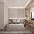 Modern Living Dining Room Open Layout Design With Sofa Coffee Table Dining Set And Floor to Ceiling Windows