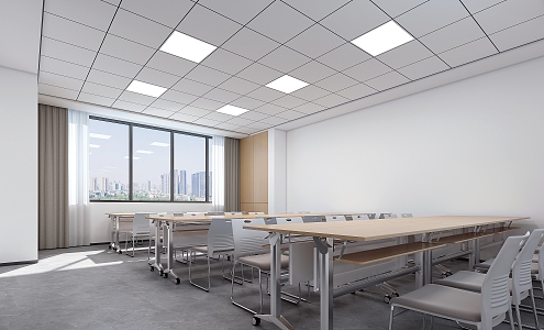 Office Conference Room Report Hall Modern 3d model