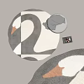 Modern Round Carpet 3d model