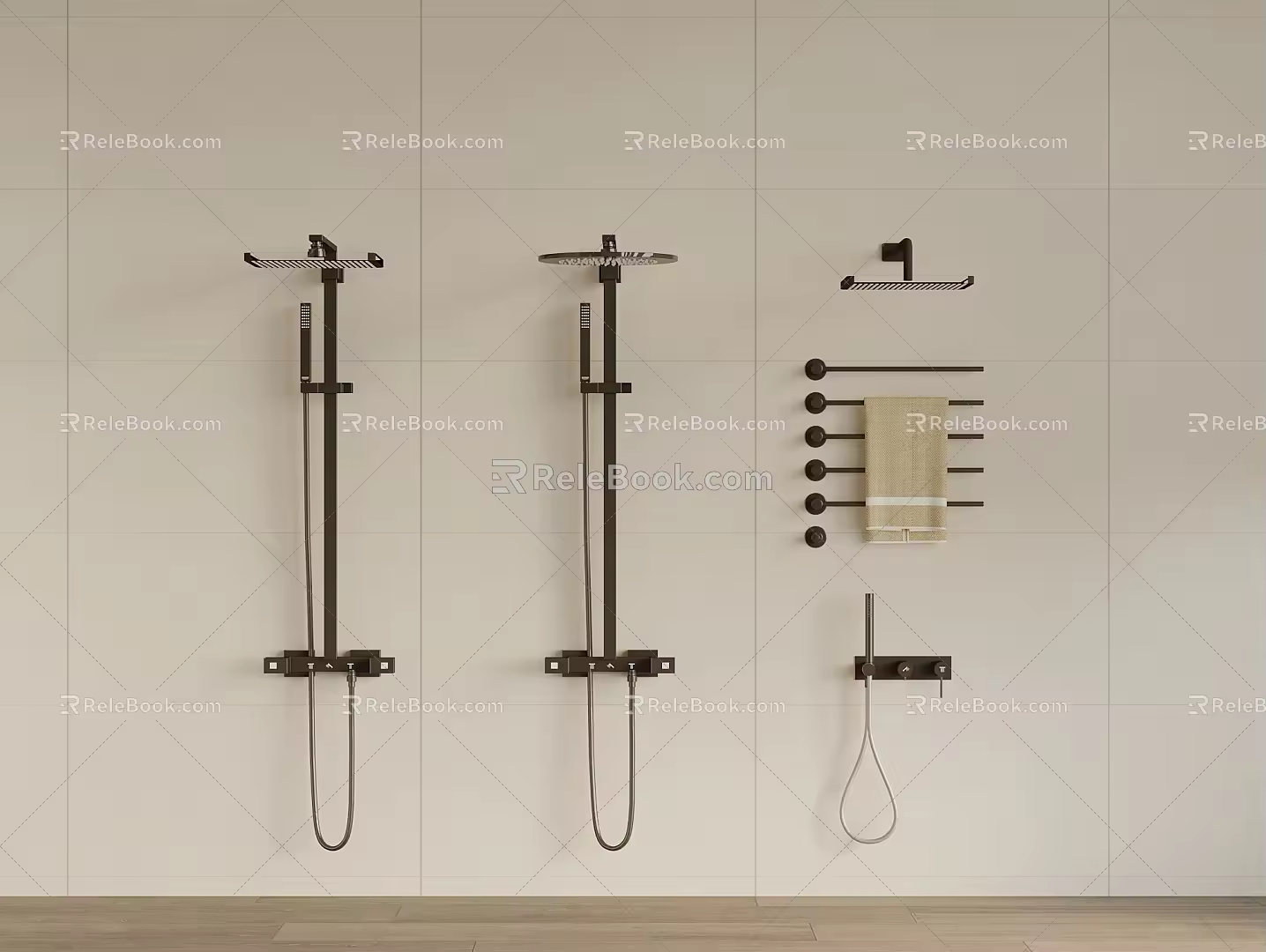 Shower 3d model