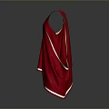 Premium Red Towel With Elegant Gold Trim For Home Bathroom And Kitchen