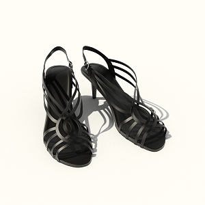 Modern Sandals High Heels Sandals 3d model