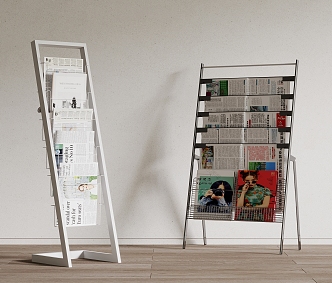 Newspaper rack 3d model