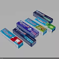 Colorful Toothpaste Tubes For Daily Oral Care With Various Colored Packaging And Fresh Designs