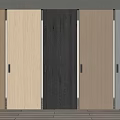 Modern sliding door wooden sliding door sliding door hidden door invisible door screen partition 3d model