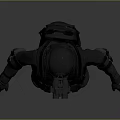 Tactical Black Military Combat Gear With Full Body Uniform Helmet And Goggles