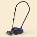 Upright Blue And Black Vacuum Cleaner For Efficient Home Cleaning Design