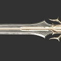 Magnificent Sword Age Weapon Sword 3d model