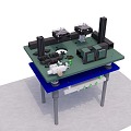 Hot plate unit 3d model