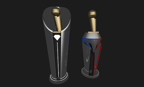 Modern Trophy Base 3d model