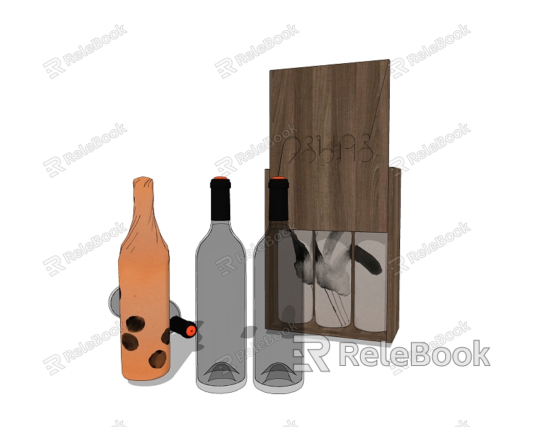 Wine Bottle model