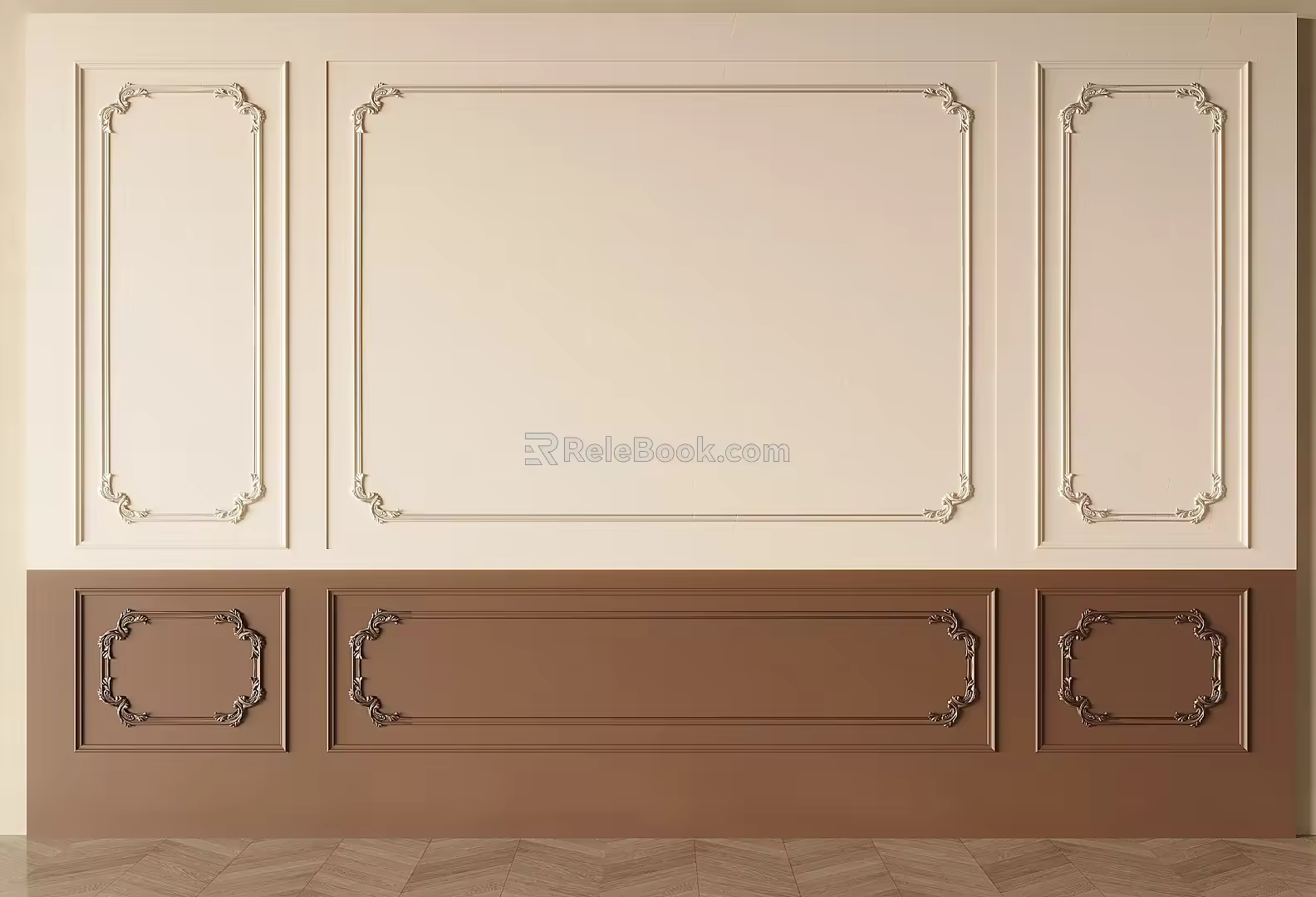 background wall 3d model