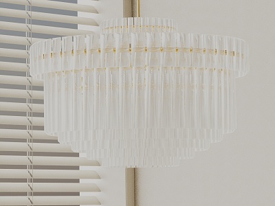 Modern chandelier 3d model