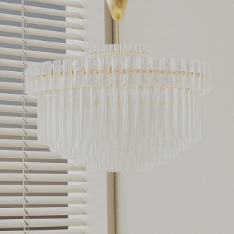 Modern chandelier 3d model