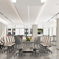 Modern Conference Room 3d model