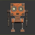 Robot Assistant Small Robot Butler Robot Butler Figure Game Figure 3d model