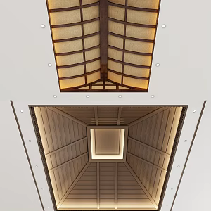 New Chinese Ceiling 3d model