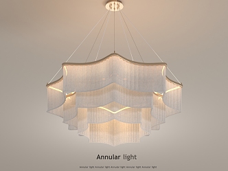 New Chinese Chandelier 3d model