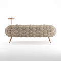 Nordic sofa stool sofa 3d model