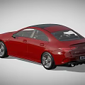 Red Mercedes Coupe With Black Roof Modern Front Design And Alloy Wheels