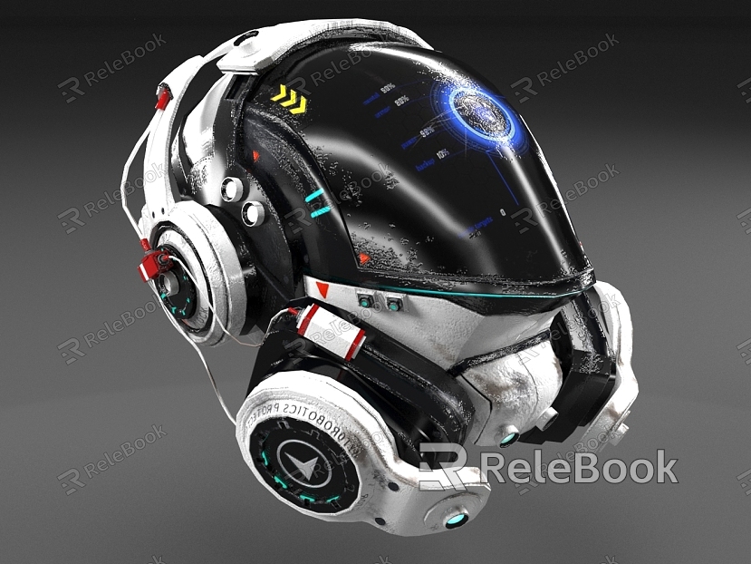 Medical helmet mask model