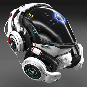 Medical helmet mask 3d model