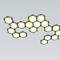 Geometric Hexagonal Decorative Light With Unique Honeycomb Shape And Modern Design