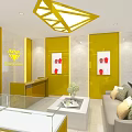 George Jewels Luxury Jewelry Store With Golden Signage And Glass Entrance
